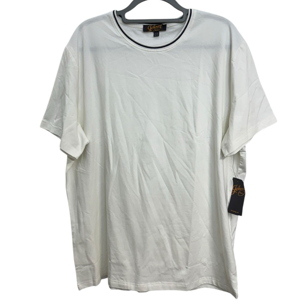 Johnny Bigg Classic White Men's Short Sleeve Tee‎ Size XL